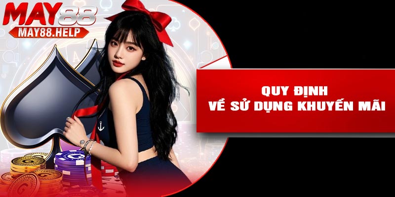 Quy định về sử dụng khuyến mãi